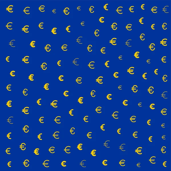 Euro Dolar wzór płytki — Wektor stockowy