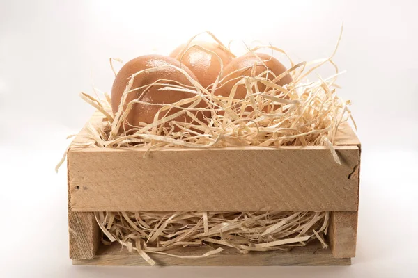 Un panier d'œufs — Photo