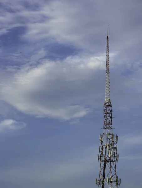 Telephone transmission tower — Stock Photo, Image