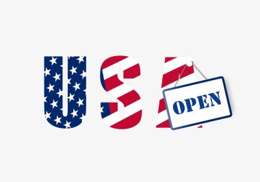Ülkeyi karantinaya aldıktan sonra Amerika 'yı yeniden açma kavramları 