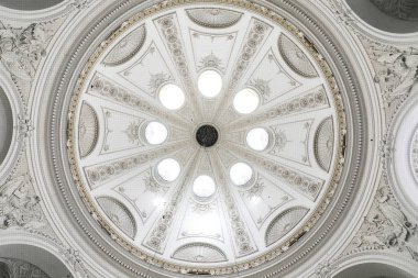 Vienna, Avusturya - 31 Ekim: Ayrıntı Hofburg Pala çatı