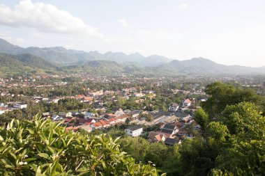 Luang Prabang şehrin görünümü