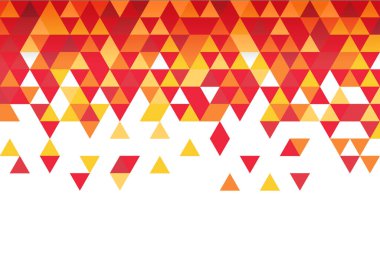 soyut dikişsiz kırmızı üçgen geometrik şekil arkaplanı ve boş kopya alanı