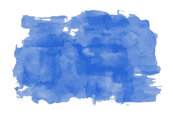 Fond Vectoriel Peinture Aquarelle Bleu Texture — Image vectorielle