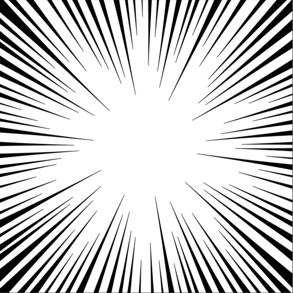 Çizgi roman hız çizgilerinin vektörü