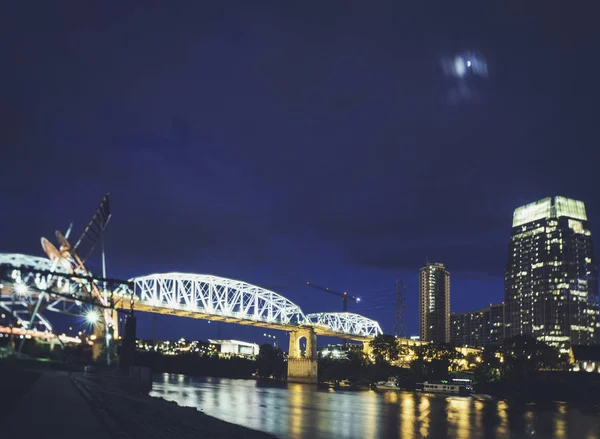 Nashville Night Summer — Stock Photo, Image