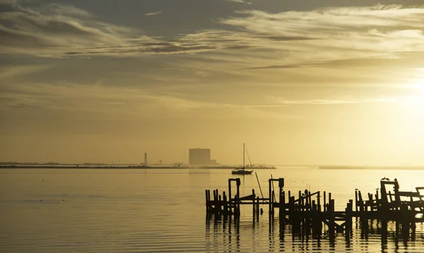 Ruimte View Park Titusville Florida Bij Zonsopgang — Stockfoto