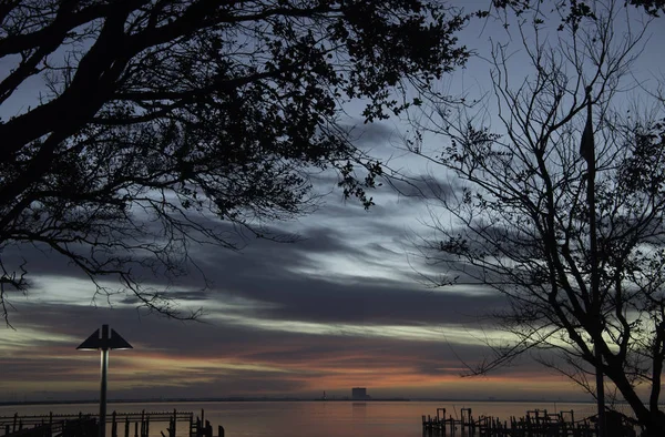 Uzay Görünüm Park Titusville Florida Gündoğumu — Stok fotoğraf