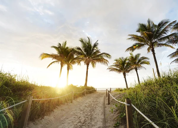 South Beach Sunrise Floridě — Stock fotografie