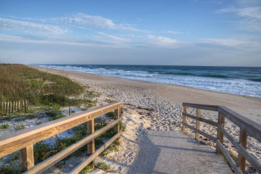 Florida'daki Cape Canaveral Milli Seashore.