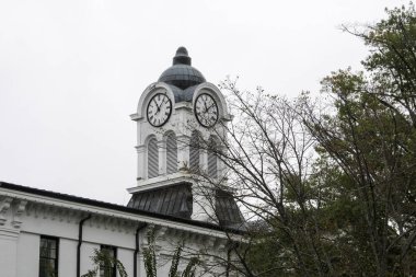 Oxford 'daki adliye binası, Mississippi Sonbaharda