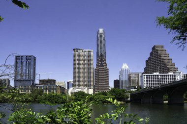 Teksas 'ta Austin Skyline.