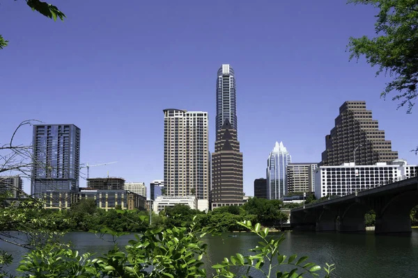 Austin Texas Skyline Itt Texas — Stock Fotó