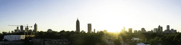 Vista Atlanta Skyline Atardecer —  Fotos de Stock