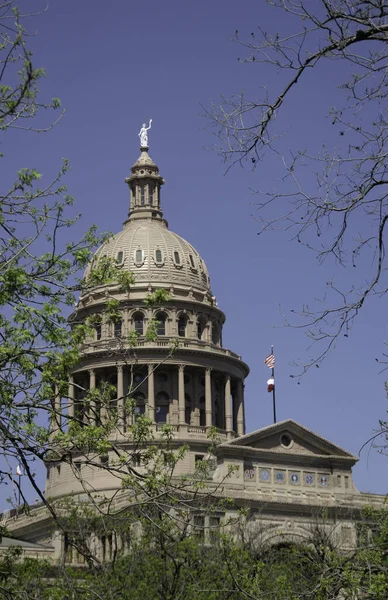 Austin Texas Skyline Con Capitol Building — Foto Stock