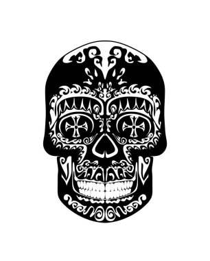 Vintage Gotik siyah beyaz kürek