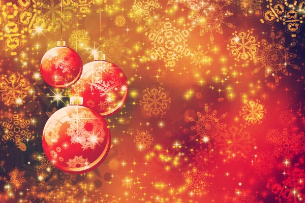 Ornamental Xmas Balls — Stock Photo, Image