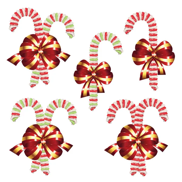 Candy Canes sadou Luku — Stockový vektor