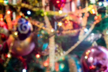 Noel ışıkları bokeh