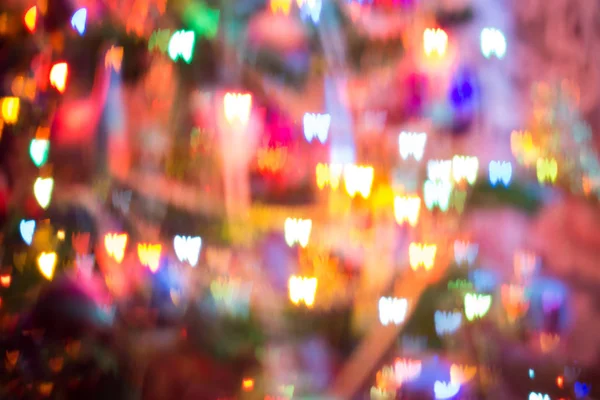 Luzes de Natal Borboleta Bokeh — Fotografia de Stock