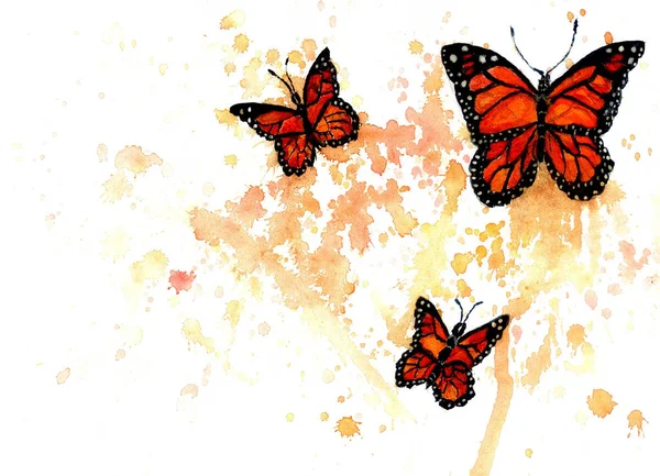 Monarch Butterfly sztuki — Zdjęcie stockowe
