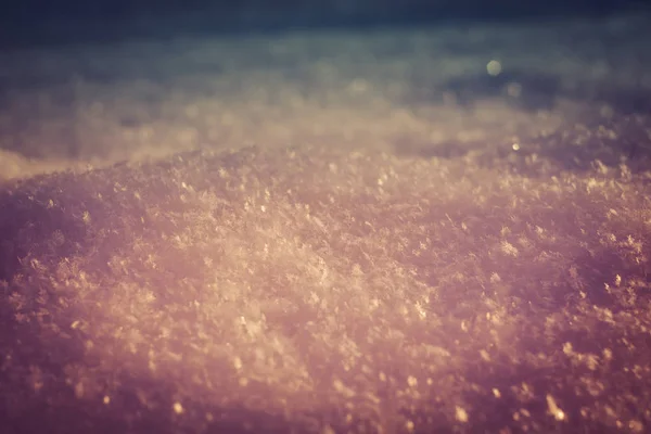 Снежный Макро Ретро — стоковое фото