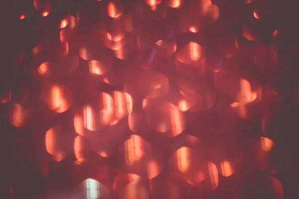 Red Glitter Bokeh gefilterd — Stockfoto