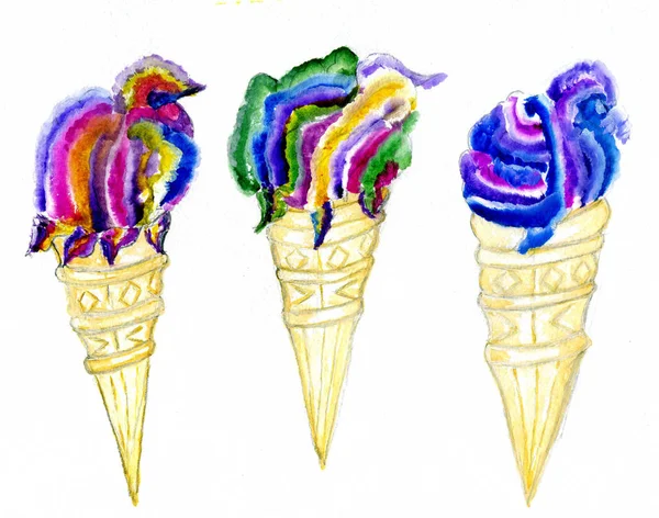 Ice Cream Art — Stock Photo, Image