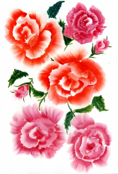 Bouquet of Flowers Art — Stock Photo, Image