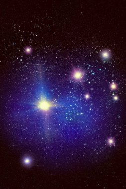 Yıldız alanı arka plan