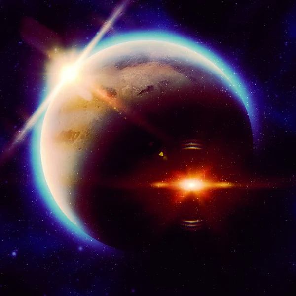 Большая красная планета — стоковое фото