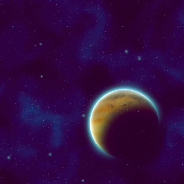 Grande pianeta rosso — Foto Stock
