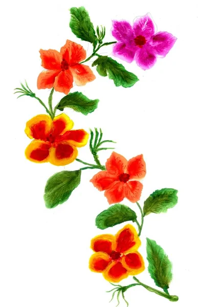 Bukett av blommor Art — Stockfoto