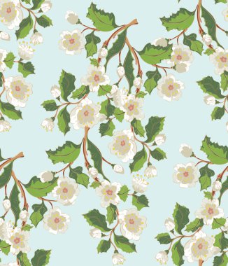 Beyaz çiçek süsleme