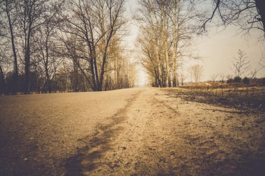 Filtre kırık kırsal yol