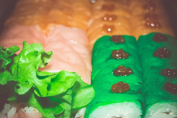 Суши со сливочным сыром Ретро — стоковое фото