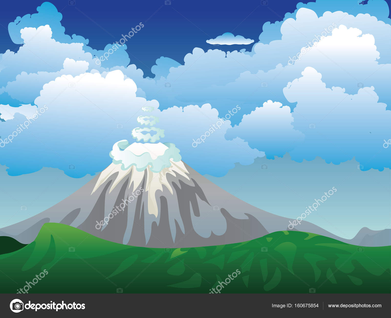 Dibujo animado del volcán imágenes de stock de arte vectorial | Depositphotos Dibujo animado del volcán imágenes de stock de arte vectorial | Depositphotos