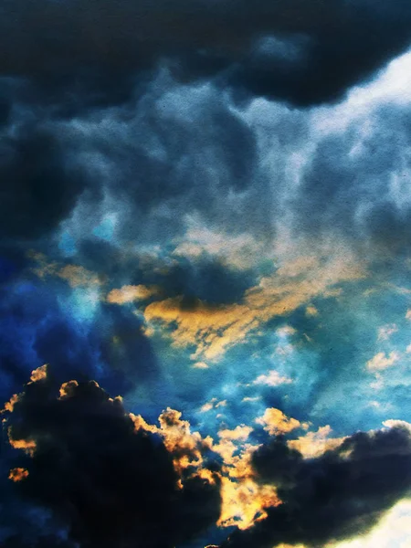 Grunge bewolkte achtergrond — Stockfoto