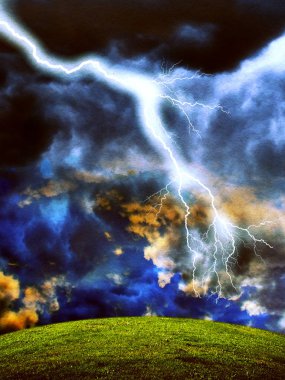 Grunge bulutlu arka plan