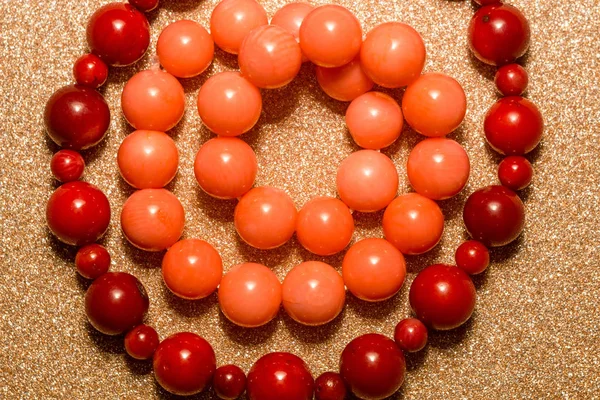 Pulsera de coral natural — Foto de Stock