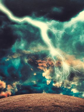 Grunge bulutlu arka plan