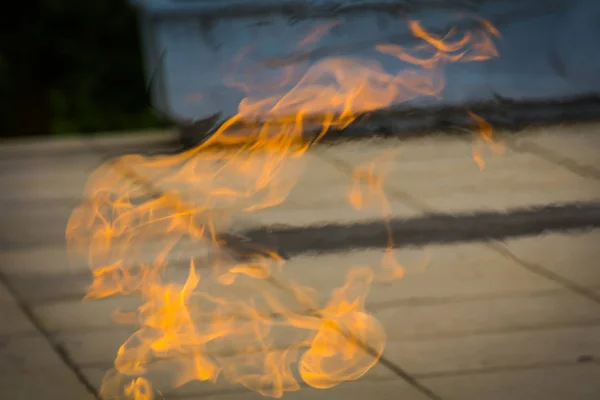 Bruciare sfondo fiamma — Foto Stock