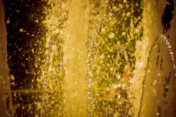 Water Splashing in the Fountain Retro — Stock Photo, Image
