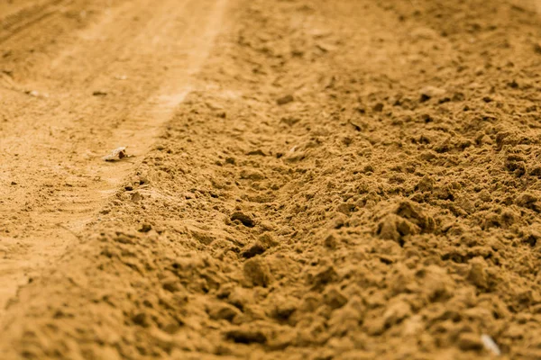 Radweg im Sand — Stockfoto