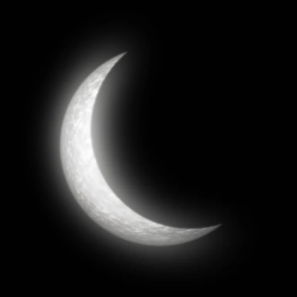 Luna creciente abstracta — Foto de Stock