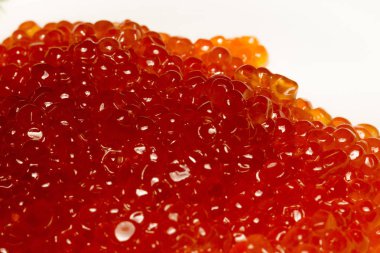 Kırmızı havyar makro