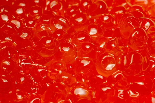 Macro de caviar rojo — Foto de Stock