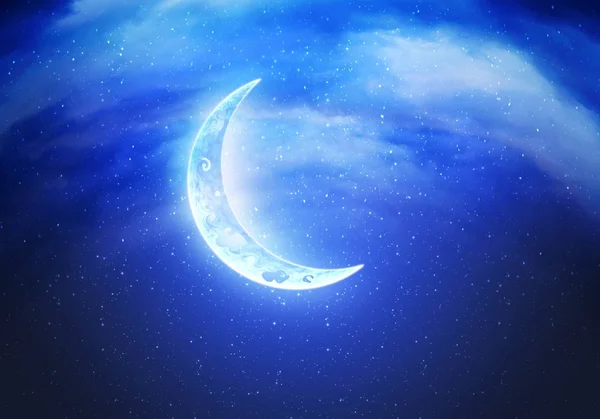 Abstract Crescent Moon — Stock Photo, Image