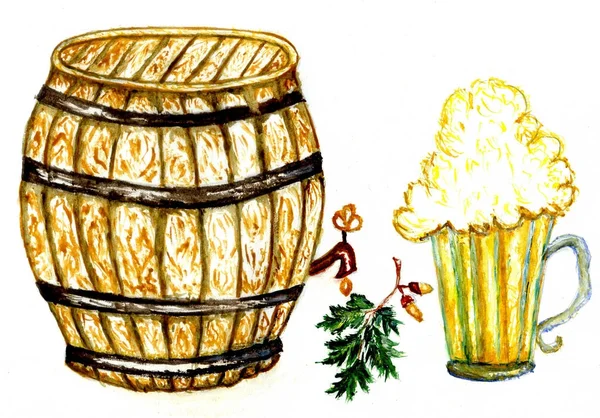 Barrel of Beer — Stock Photo, Image