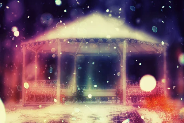 Fantasie Winter alkoof — Stockfoto